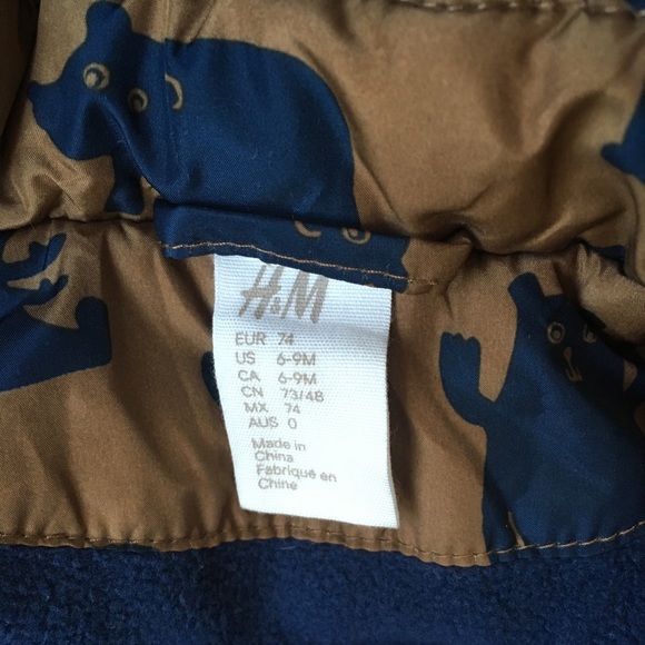 Baby puffer jacket w/ removable hood EUC like new - Picture 2 of 4